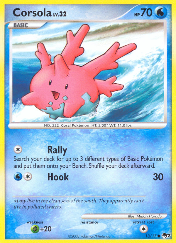 Corsola (13/17) [POP Series 7] | Exor Games Truro