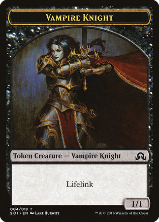 Vampire Knight Token [Shadows over Innistrad Tokens] | Exor Games Truro