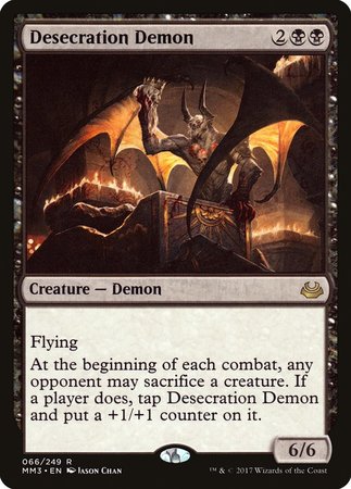 Desecration Demon [Modern Masters 2017] | Exor Games Truro