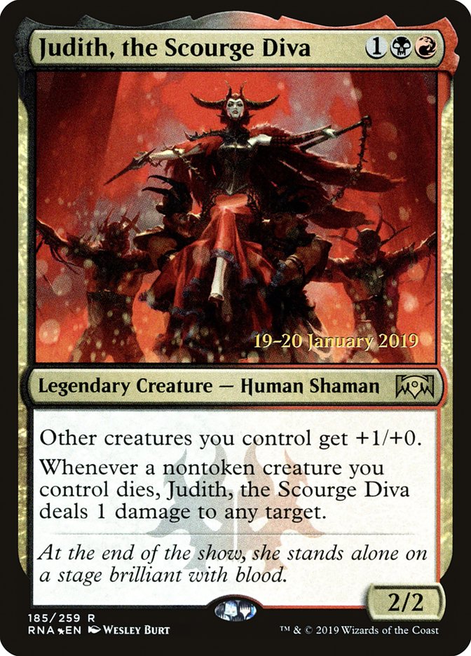 Judith, the Scourge Diva [Ravnica Allegiance Prerelease Promos] | Exor Games Truro