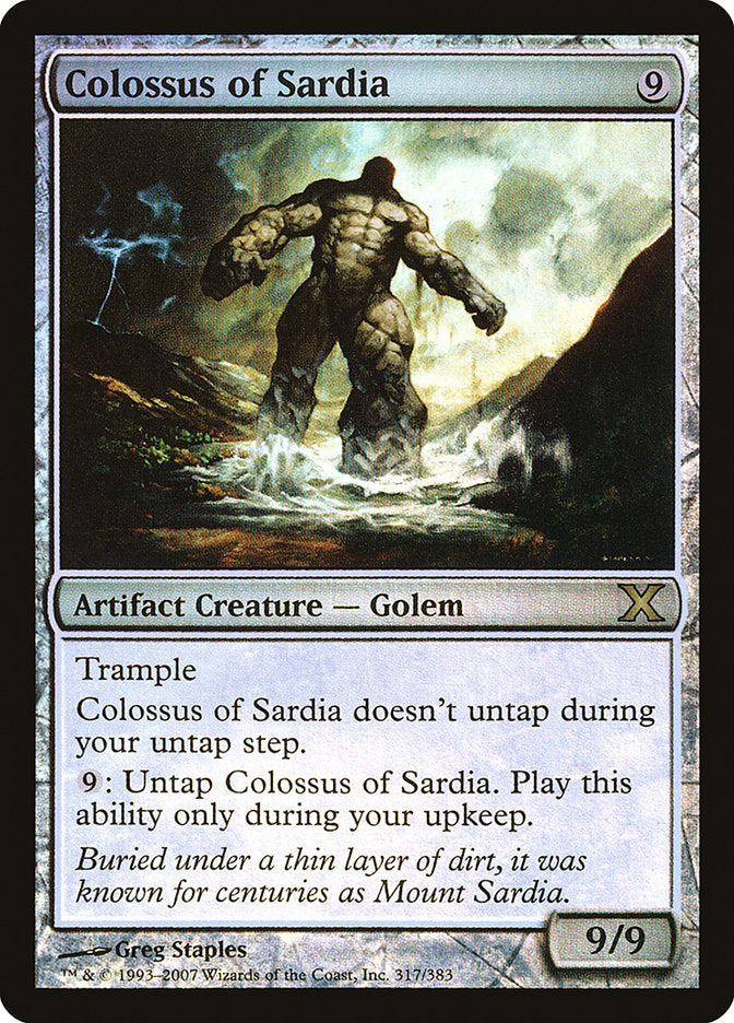 Colossus of Sardia (Premium Foil) [Tenth Edition] | Exor Games Truro