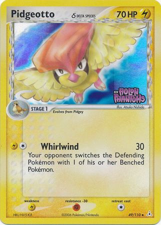 Pidgeotto (49/110) (Delta Species) (Stamped) [EX: Holon Phantoms] | Exor Games Truro