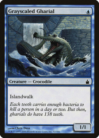 Grayscaled Gharial [Ravnica: City of Guilds] | Exor Games Truro