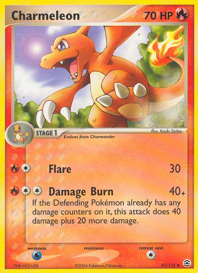 Charmeleon (31/112) [EX: FireRed & LeafGreen] | Exor Games Truro