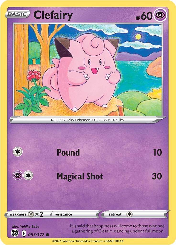 Clefairy (053/172) [Sword & Shield: Brilliant Stars] | Exor Games Truro