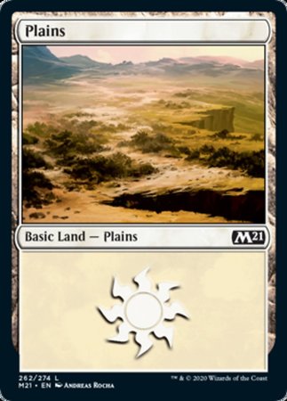 Plains (262) [Core Set 2021] | Exor Games Truro