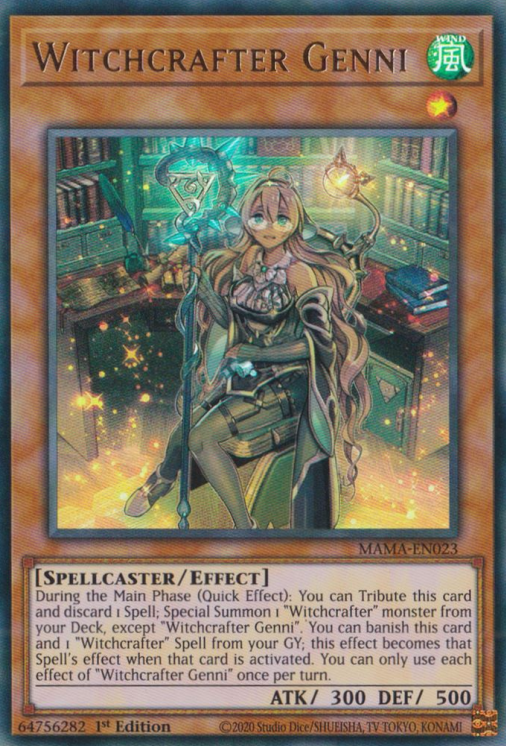 Witchcrafter Genni [MAMA-EN023] Ultra Rare | Exor Games Truro