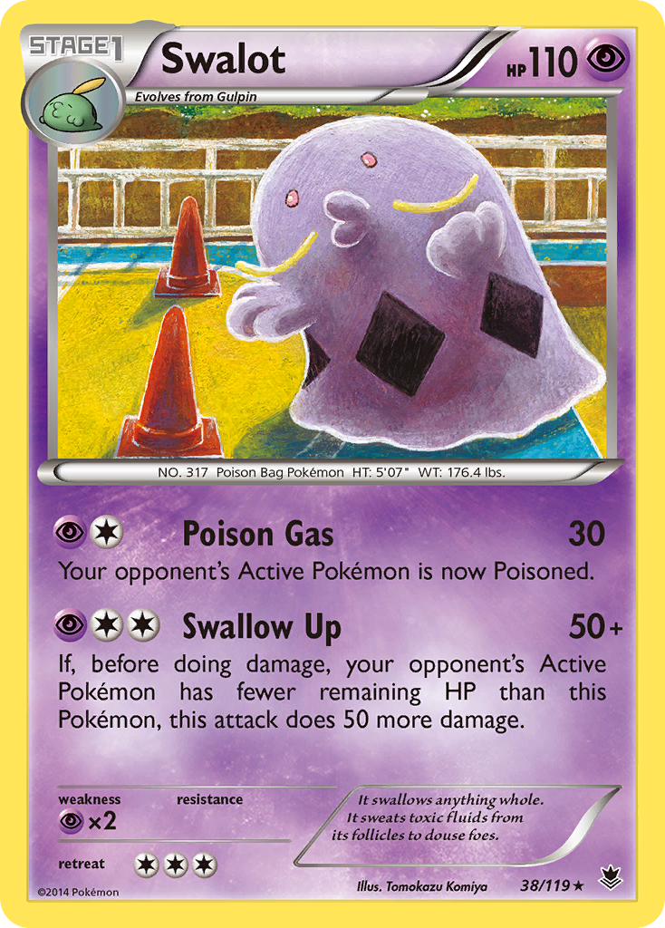 Swalot (38/119) [XY: Phantom Forces] | Exor Games Truro