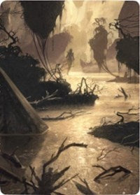 Murkwater Pathway Art Card [Zendikar Rising Art Series] | Exor Games Truro