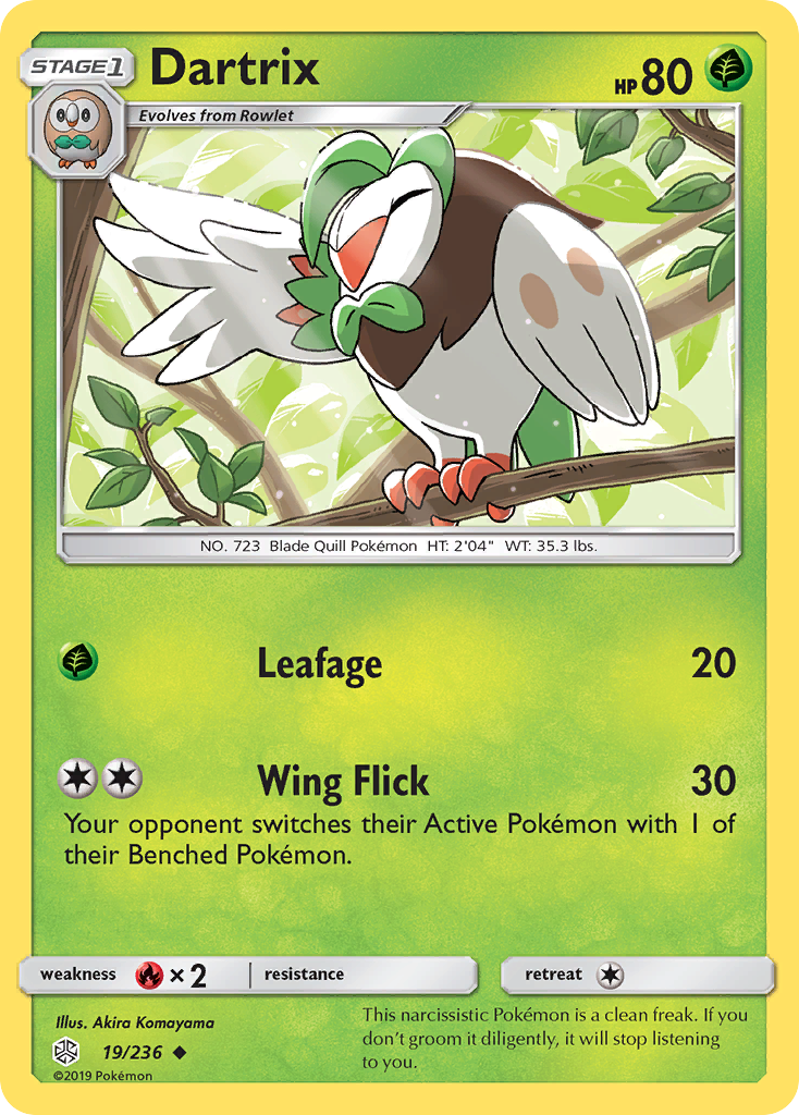 Dartrix (19/236) [Sun & Moon: Cosmic Eclipse] | Exor Games Truro