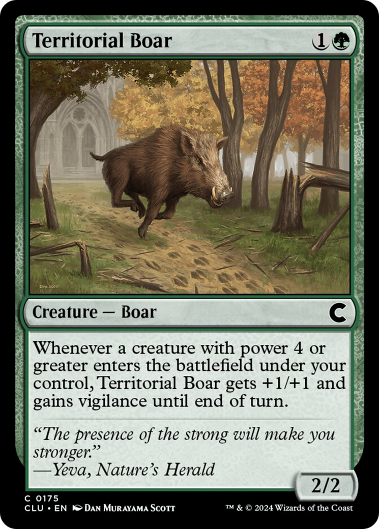 Territorial Boar [Ravnica: Clue Edition] | Exor Games Truro