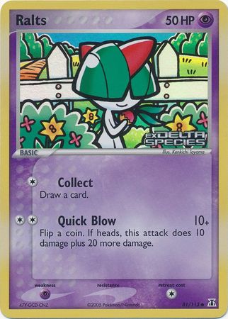 Ralts (81/113) (Stamped) [EX: Delta Species] | Exor Games Truro