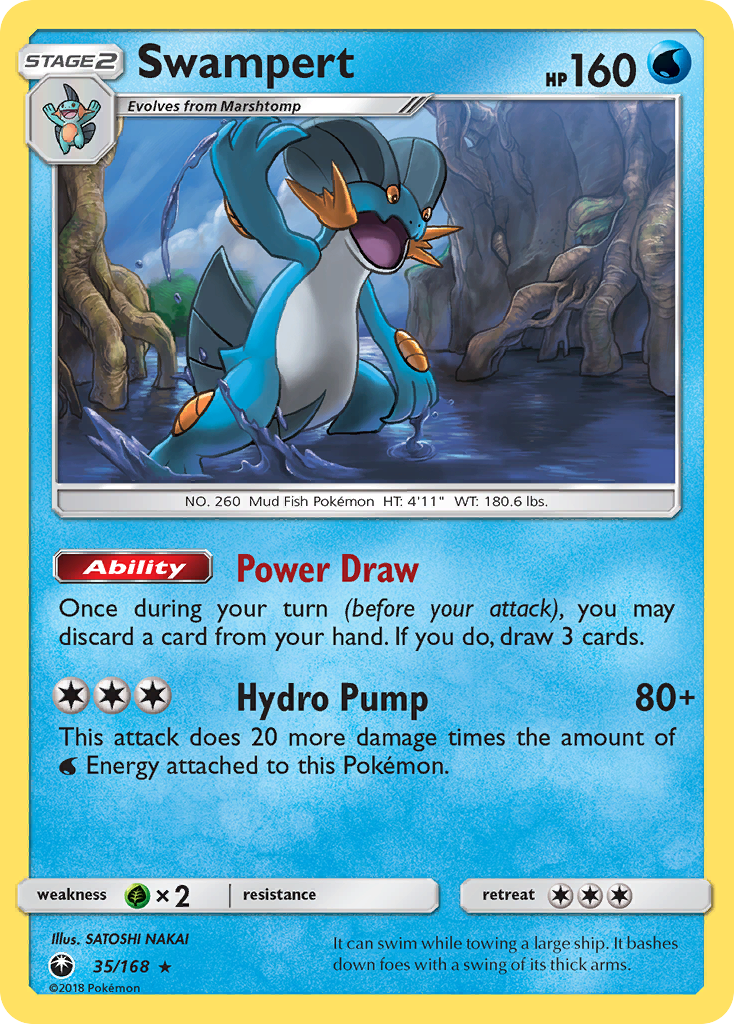 Swampert (35/168) [Sun & Moon: Celestial Storm] | Exor Games Truro