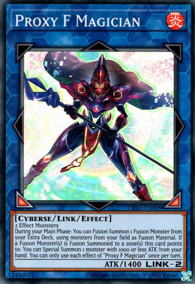 Proxy F Magician [OP15-EN009] Super Rare | Exor Games Truro