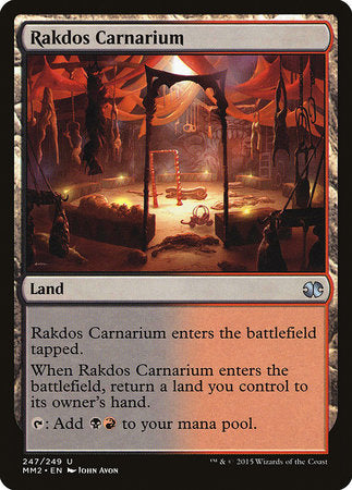 Rakdos Carnarium [Modern Masters 2015] | Exor Games Truro