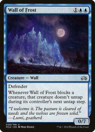 Wall of Frost [Planechase Anthology] | Exor Games Truro