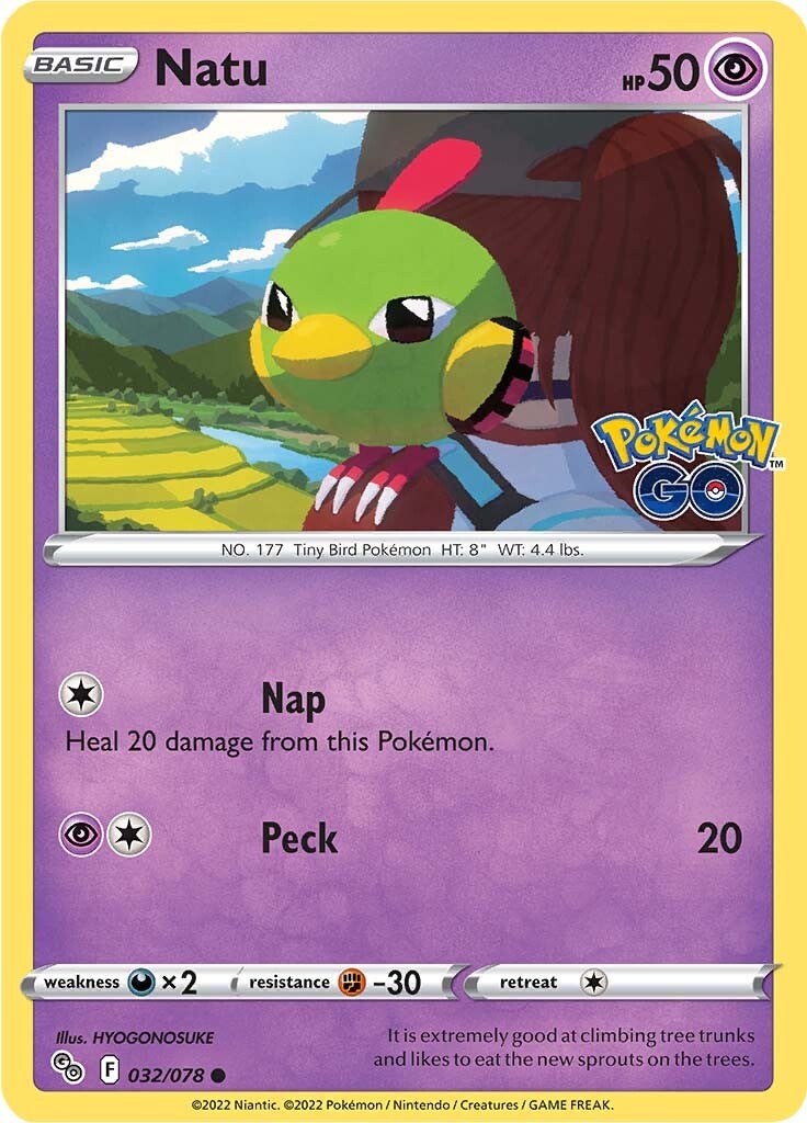 Natu (032/078) [Pokémon GO] | Exor Games Truro