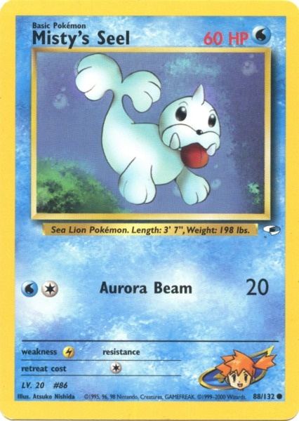 Misty's Seel (88/132) [Gym Heroes Unlimited] | Exor Games Truro