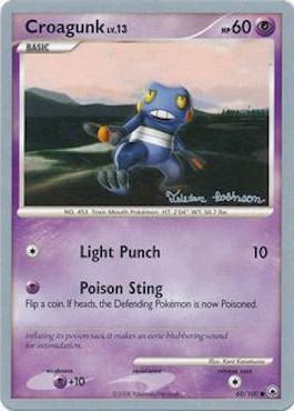 Croagunk LV.13 (60/100) (Intimidation - Tristan Robinson) [World Championships 2008] | Exor Games Truro