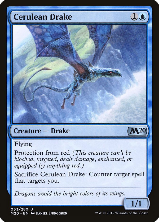 Cerulean Drake [Core Set 2020] | Exor Games Truro