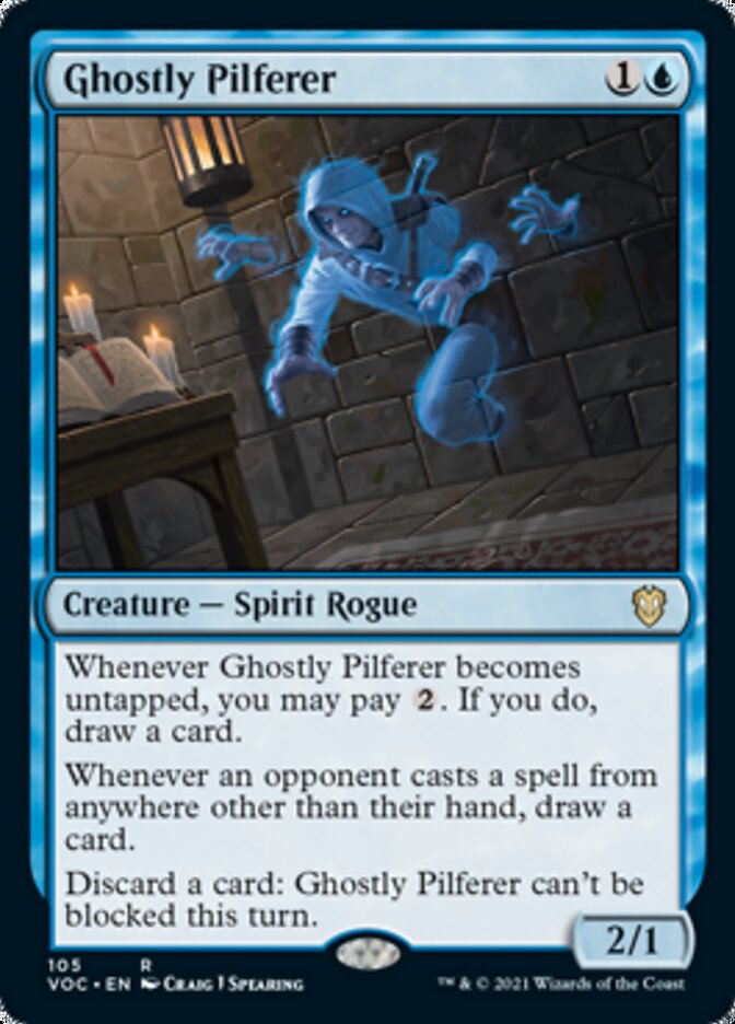 Ghostly Pilferer [Innistrad: Crimson Vow Commander] | Exor Games Truro