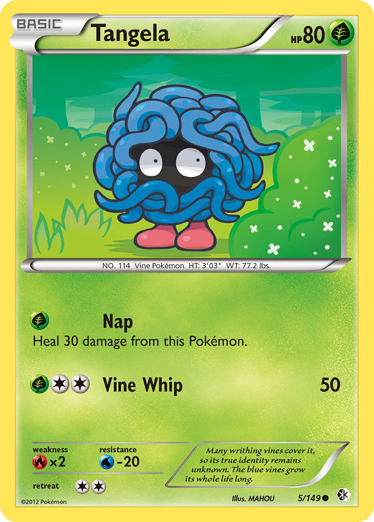 Tangela (5/149) [Black & White: Boundaries Crossed] | Exor Games Truro