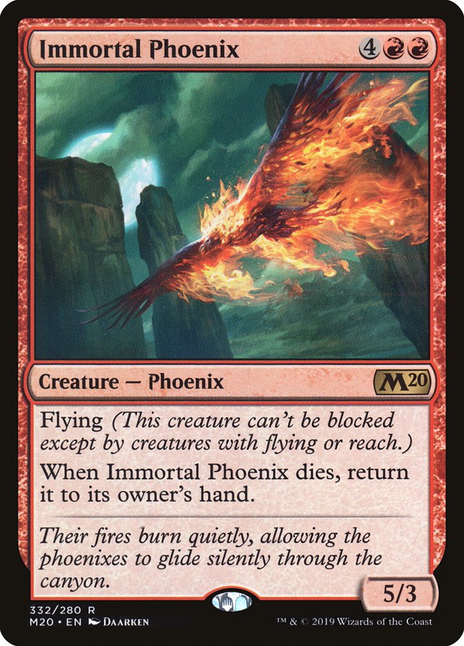 Immortal Phoenix [Core Set 2020] | Exor Games Truro