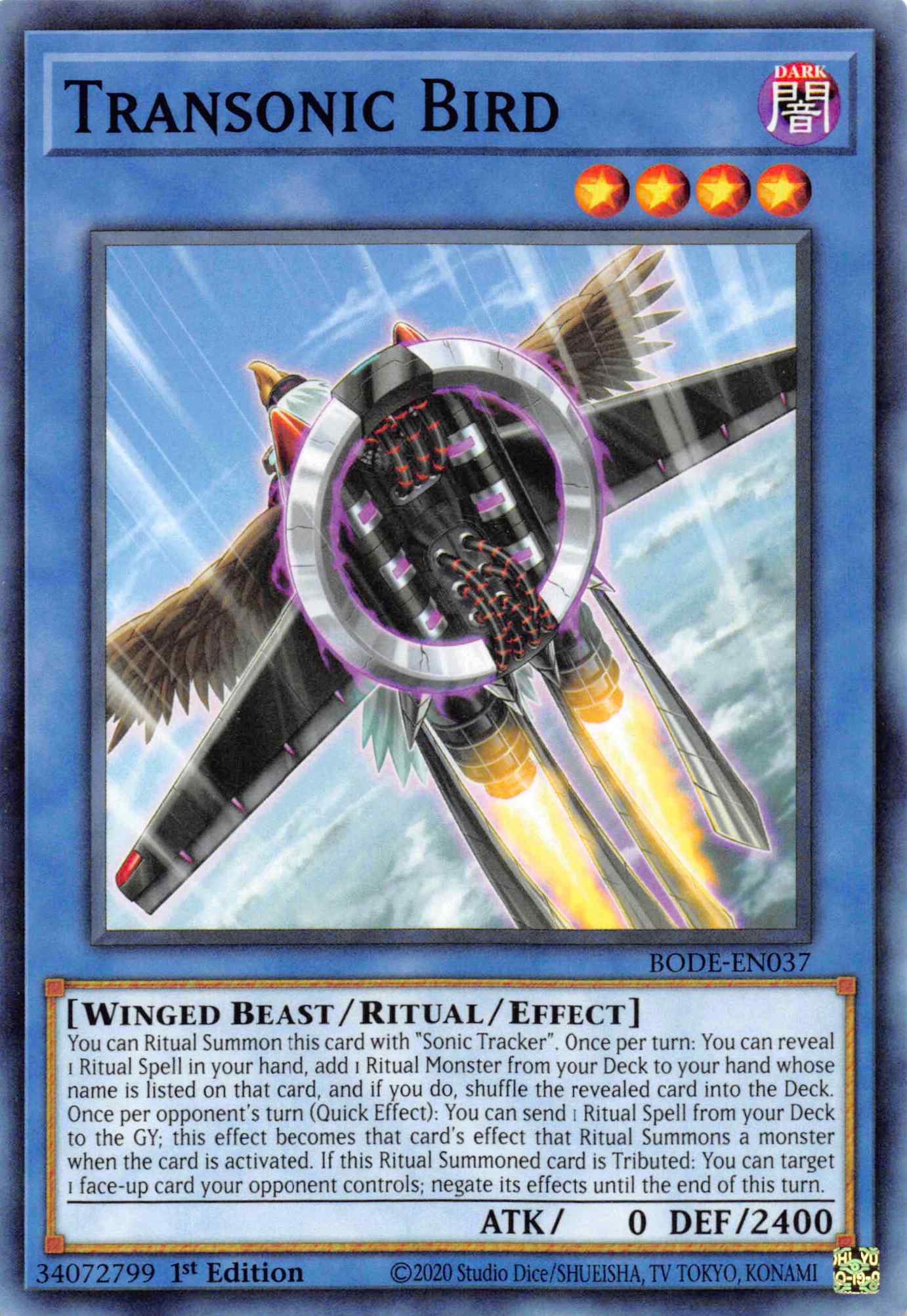 Transonic Bird [BODE-EN037] Common | Exor Games Truro