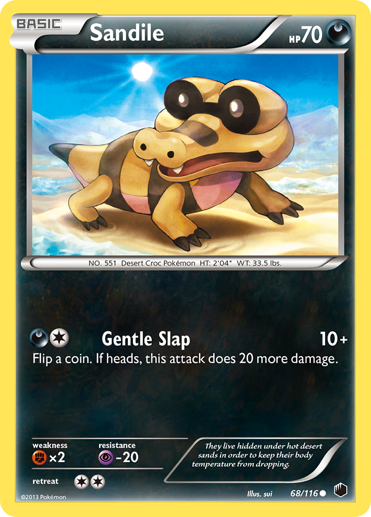 Sandile (68/116) [Black & White: Plasma Freeze] | Exor Games Truro