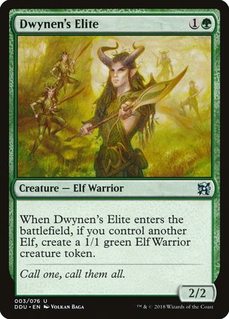 Dwynen's Elite [Duel Decks: Elves vs. Inventors] | Exor Games Truro