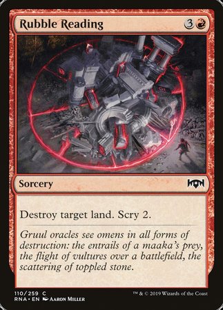Rubble Reading [Ravnica Allegiance] | Exor Games Truro