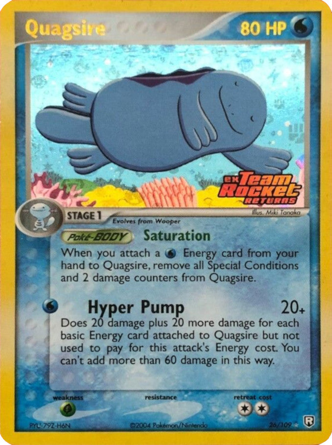 Quagsire (26/109) (Stamped) [EX: Team Rocket Returns] | Exor Games Truro