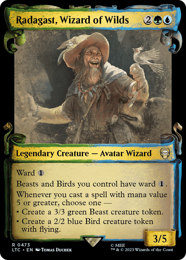 Radagast, Wizard of Wilds [The Lord of the Rings: Tales of Middle-Earth Commander Showcase Scrolls] | Exor Games Truro