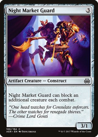 Night Market Guard [Aether Revolt] | Exor Games Truro