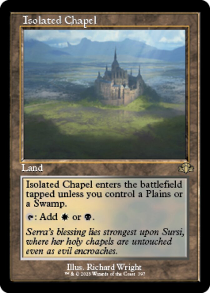 Isolated Chapel (Retro) [Dominaria Remastered] | Exor Games Truro