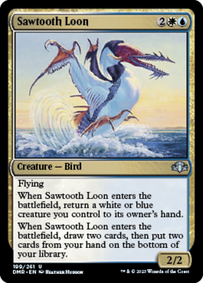 Sawtooth Loon [Dominaria Remastered] | Exor Games Truro