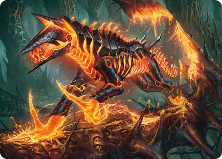 Kuldotha Cackler Art Card [Phyrexia: All Will Be One Art Series] | Exor Games Truro