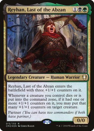 Reyhan, Last of the Abzan [Commander Anthology Volume II] | Exor Games Truro