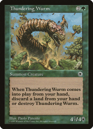 Thundering Wurm [Portal] | Exor Games Truro