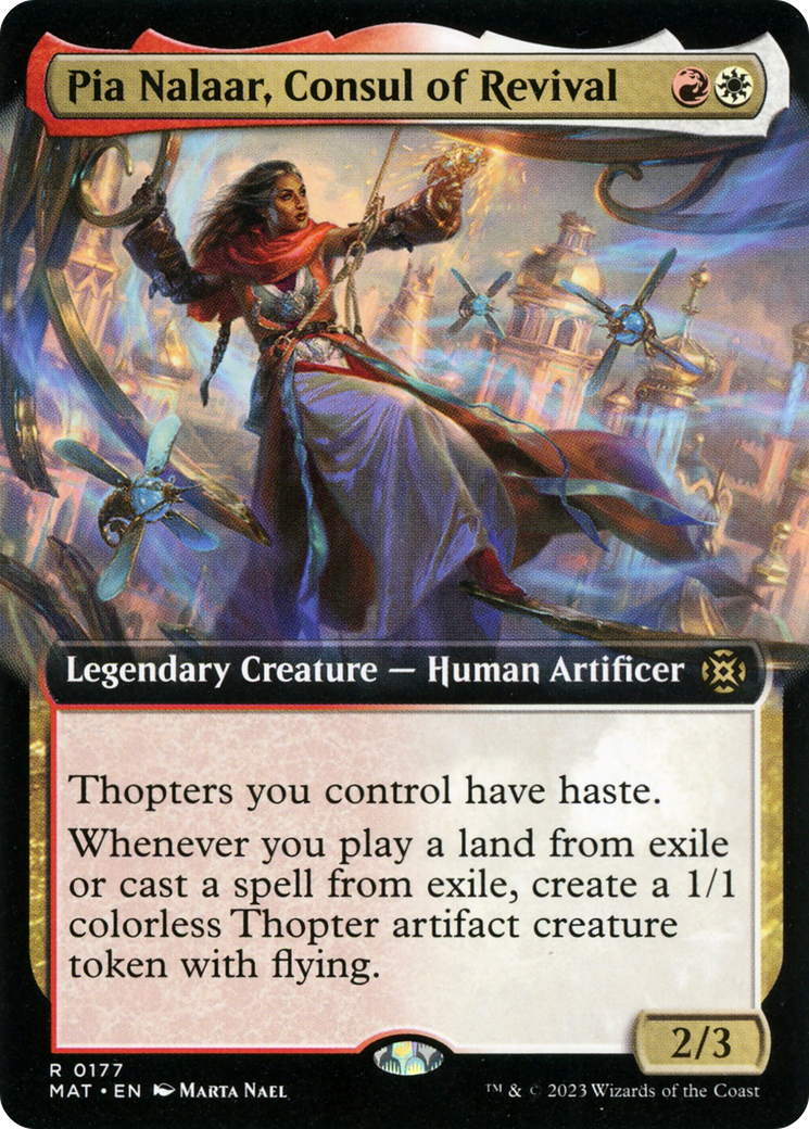 Pia Nalaar, Consul of Revival (Extended Art) [March of the Machine: The Aftermath] | Exor Games Truro