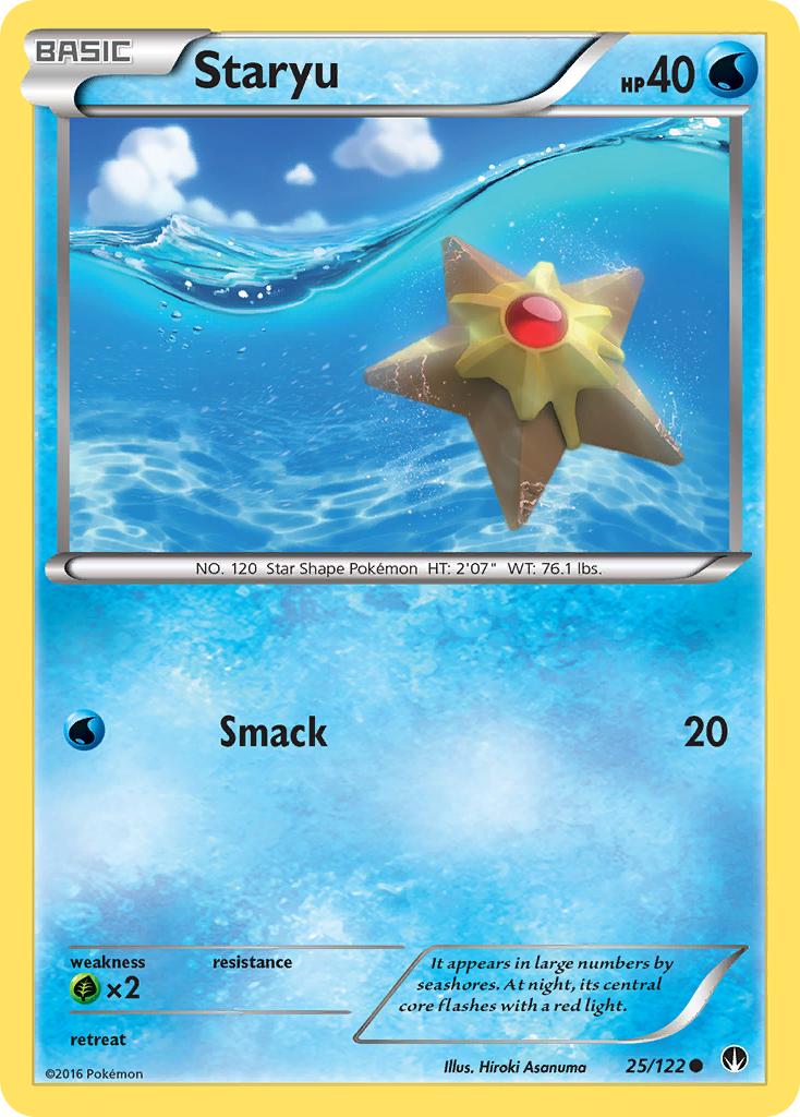 Staryu (25/122) [XY: BREAKpoint] | Exor Games Truro