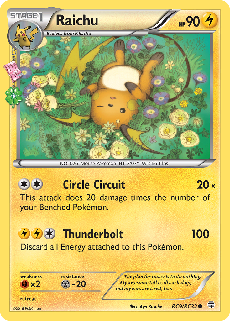 Raichu (RC9/RC32) [XY: Generations] | Exor Games Truro