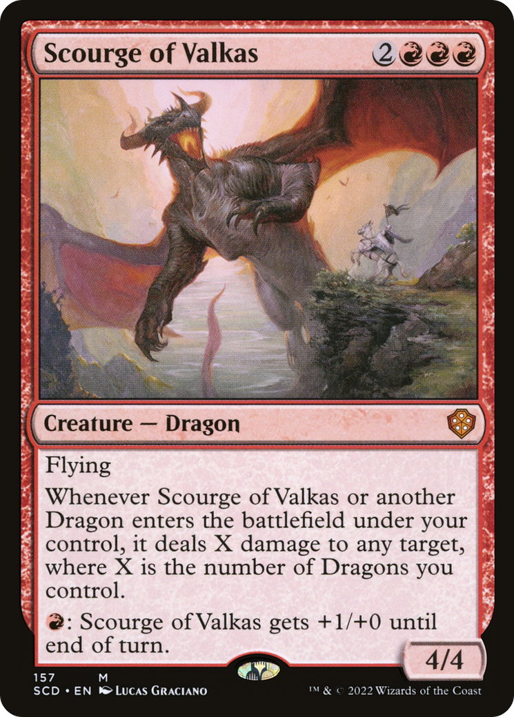 Scourge of Valkas [Starter Commander Decks] | Exor Games Truro