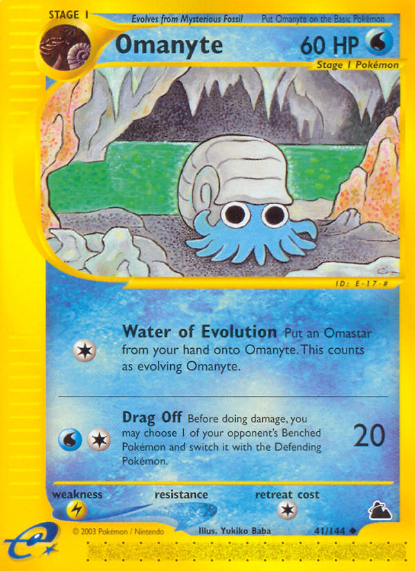 Omanyte (41/144) [Skyridge] | Exor Games Truro