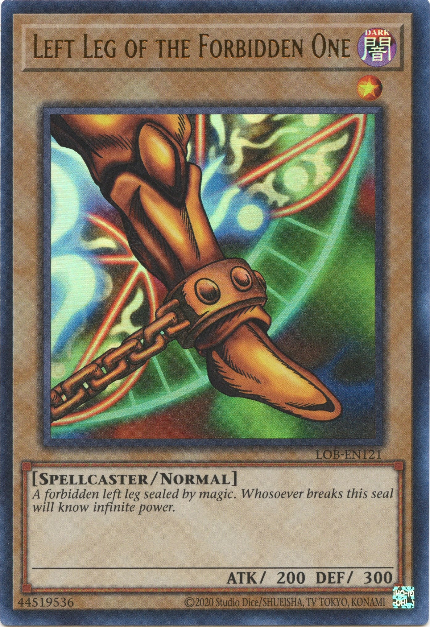 Left Leg of the Forbidden One (25th Anniversary) [LOB-EN121] Ultra Rare | Exor Games Truro