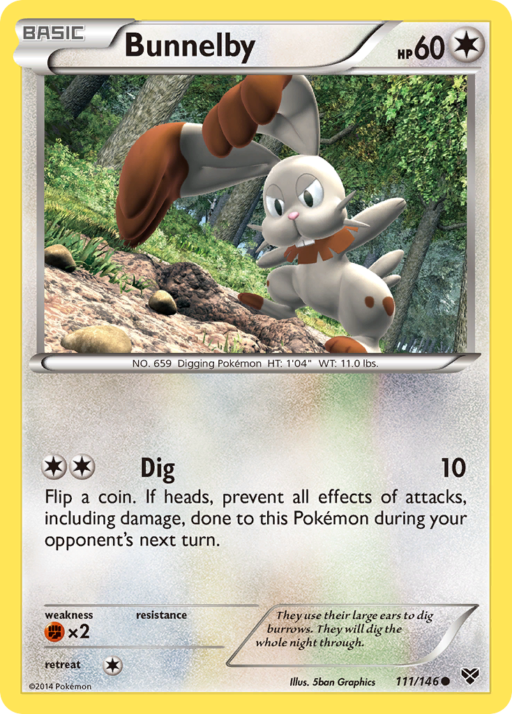 Bunnelby (111/146) [XY: Base Set] | Exor Games Truro