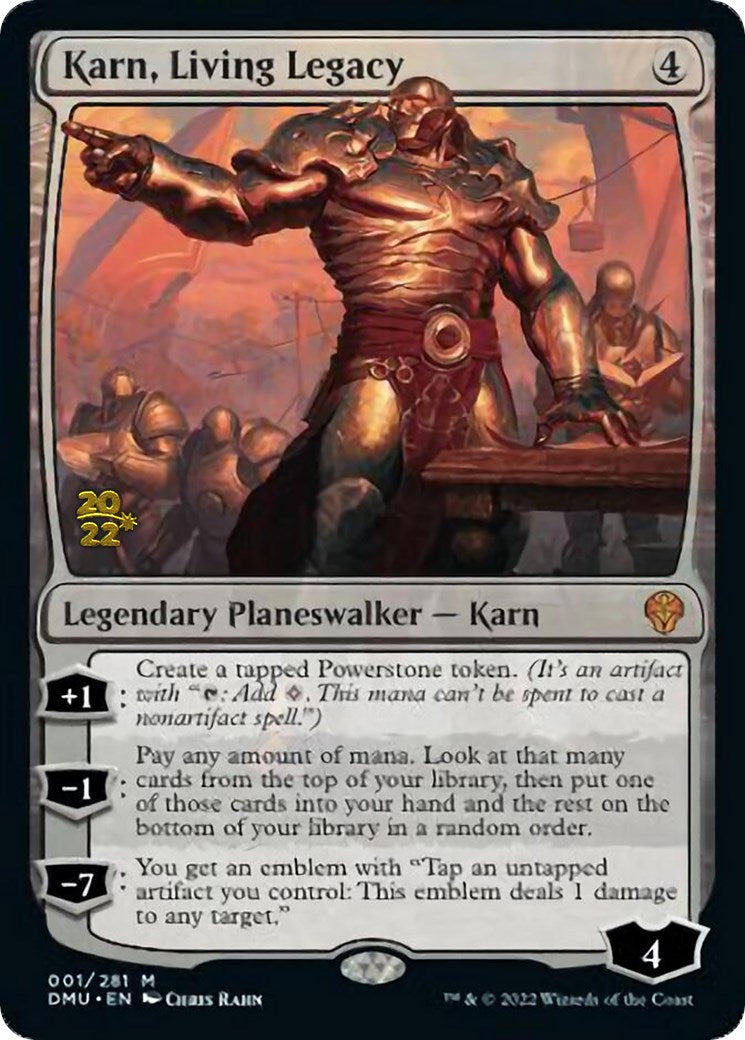 Karn, Living Legacy [Dominaria United Prerelease Promos] | Exor Games Truro