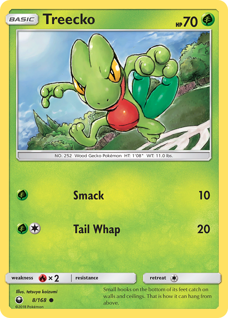 Treecko (8/168) [Sun & Moon: Celestial Storm] | Exor Games Truro