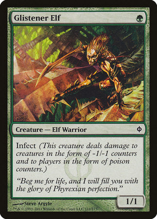 Glistener Elf [New Phyrexia] | Exor Games Truro