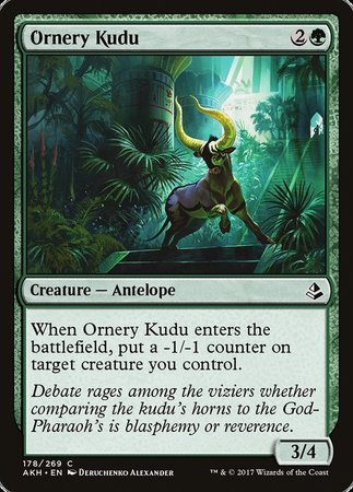 Ornery Kudu [Amonkhet] | Exor Games Truro